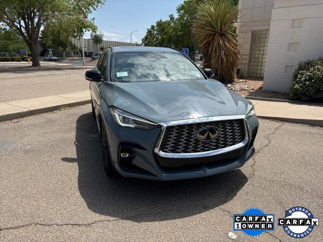 Certified 2023 INFINITI QX55 Luxe with VIN 3PCAJ5JR7PF108722 for sale in Albuquerque, NM