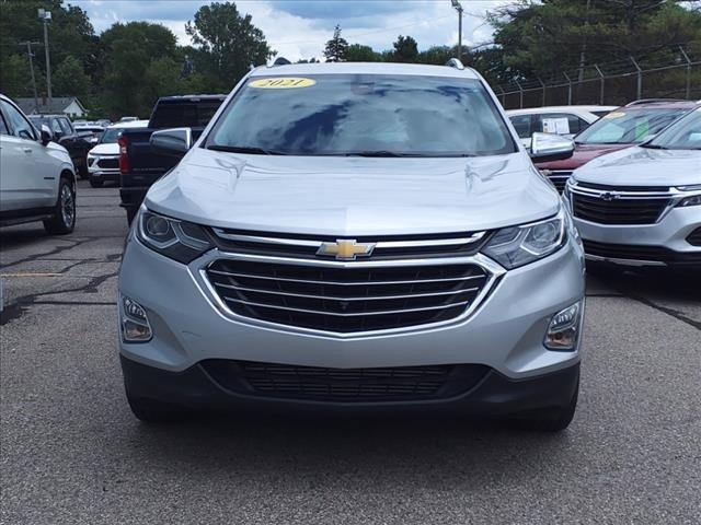 Certified 2021 Chevrolet Equinox Premier with VIN 3GNAXNEV9MS164905 for sale in Taylor, MI