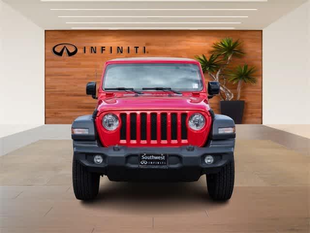 Used 2020 Jeep Wrangler Unlimited Black and Tan with VIN 1C4HJXDN0LW161545 for sale in Houston, TX