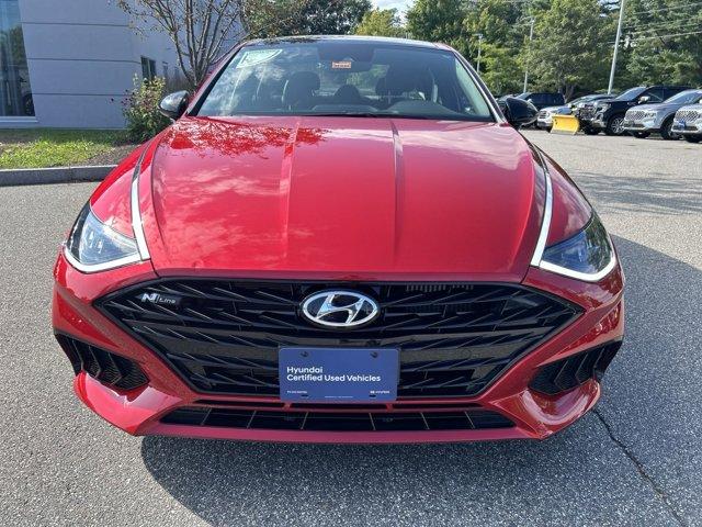 Certified 2022 Hyundai Sonata N Line with VIN 5NPEK4JC8NH133535 for sale in Brunswick, ME