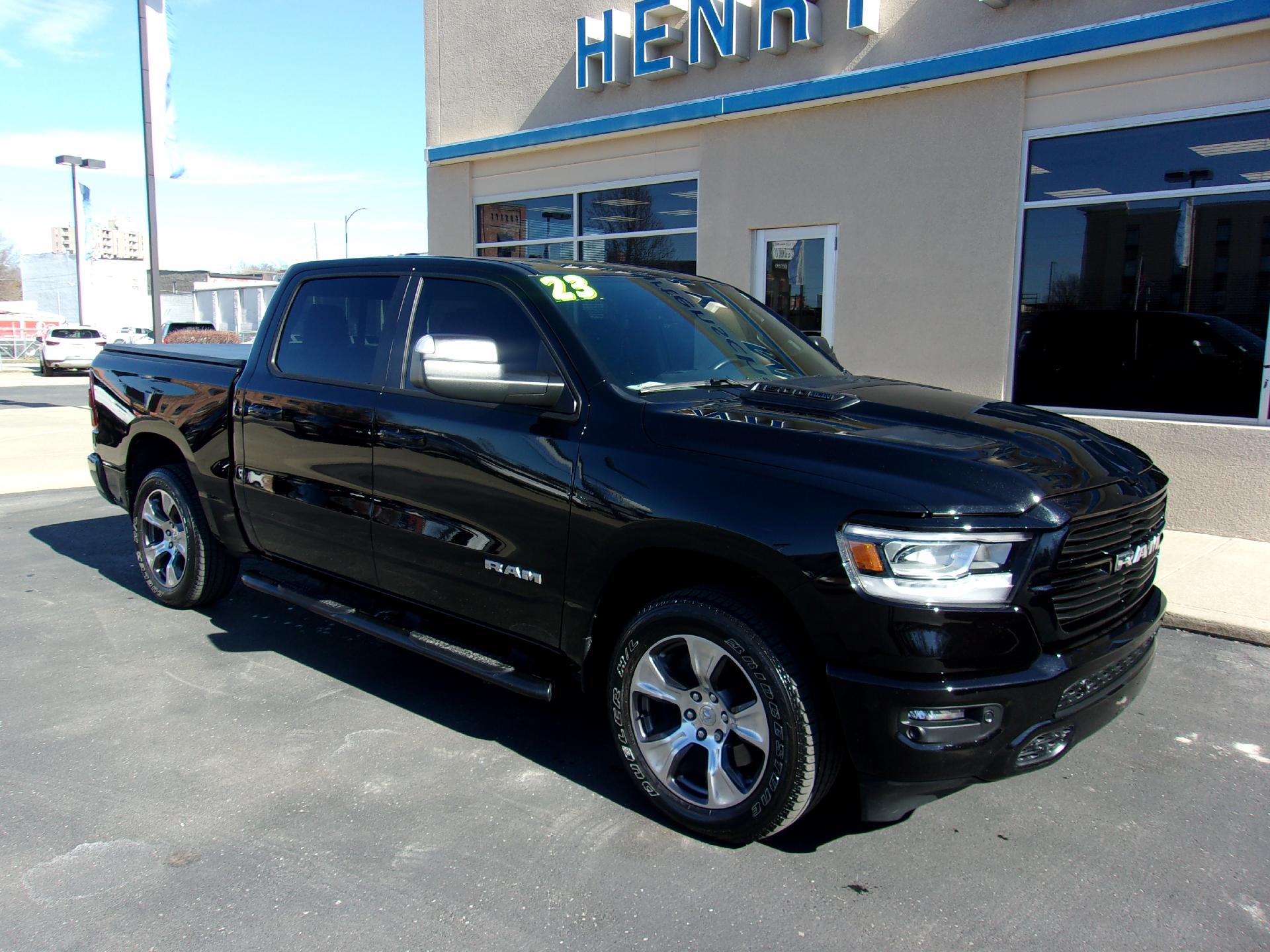 Used 2023 RAM Ram 1500 Pickup Laramie with VIN 1C6SRFJT9PN522124 for sale in Kansas City