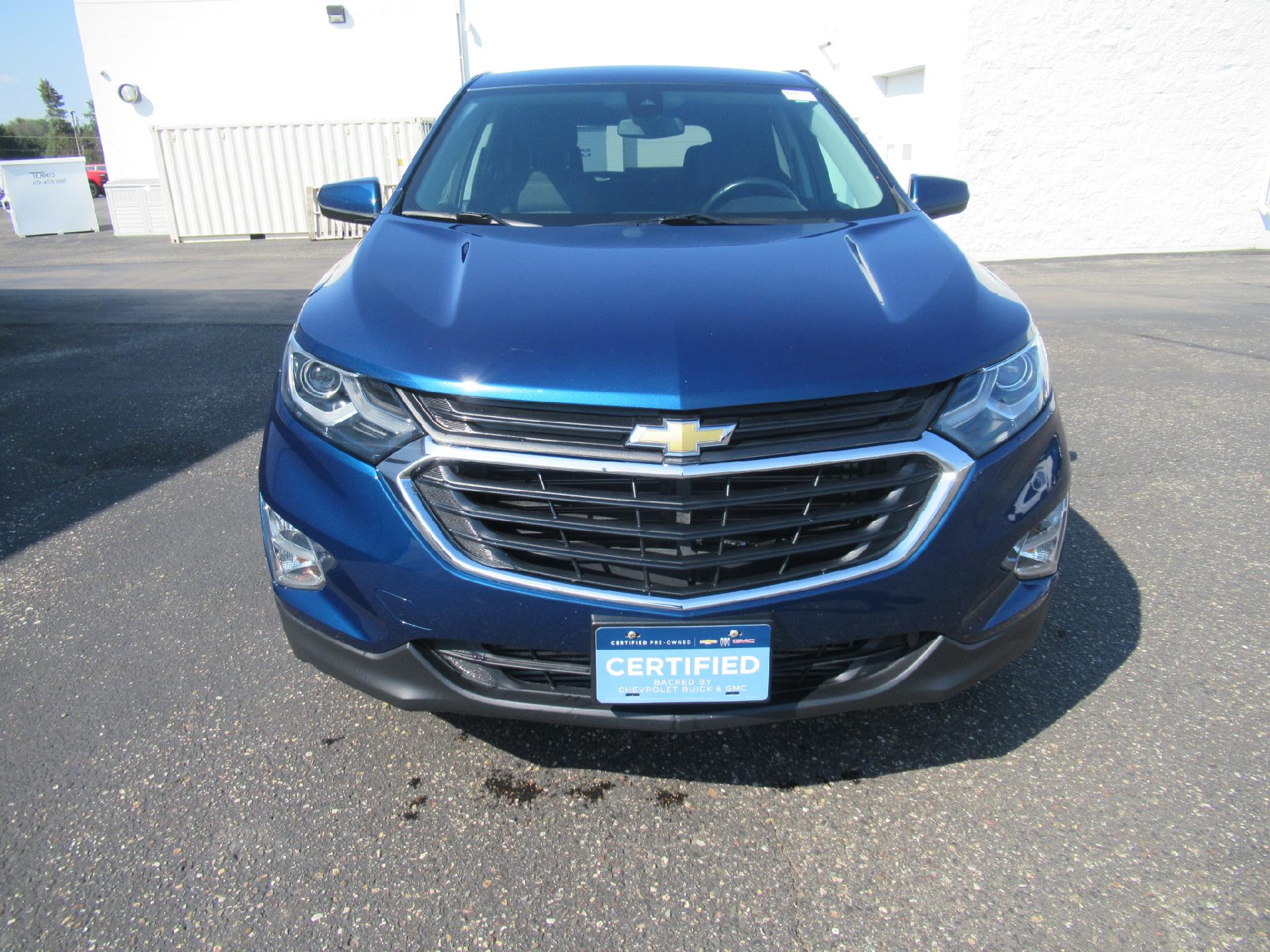 Certified 2020 Chevrolet Equinox LT with VIN 3GNAXUEV3LL267658 for sale in Prescott, WI