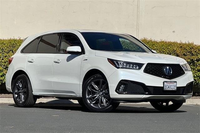 Certified 2019 Acura MDX Technology & A-Spec Package with VIN 5J8YD4H03KL010124 for sale in Concord, CA