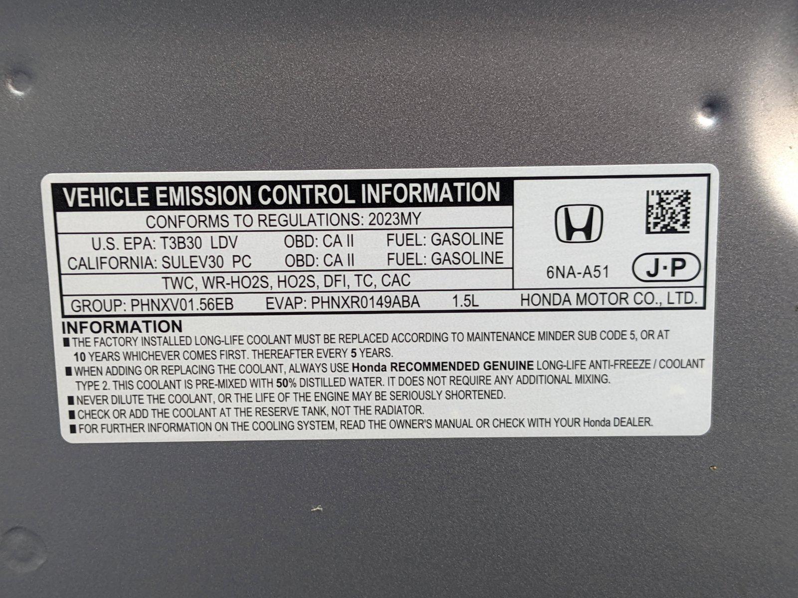 2023 Honda Accord Sedan Vehicle Photo in VALENCIA, CA 91355-1705