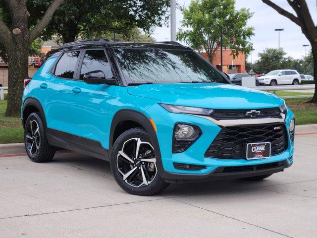 Certified 2021 Chevrolet Trailblazer RS with VIN KL79MUSL0MB109236 for sale in Grapevine, TX