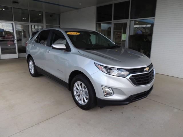 Certified 2021 Chevrolet Equinox LT with VIN 3GNAXUEV3MS145650 for sale in Meadville, PA