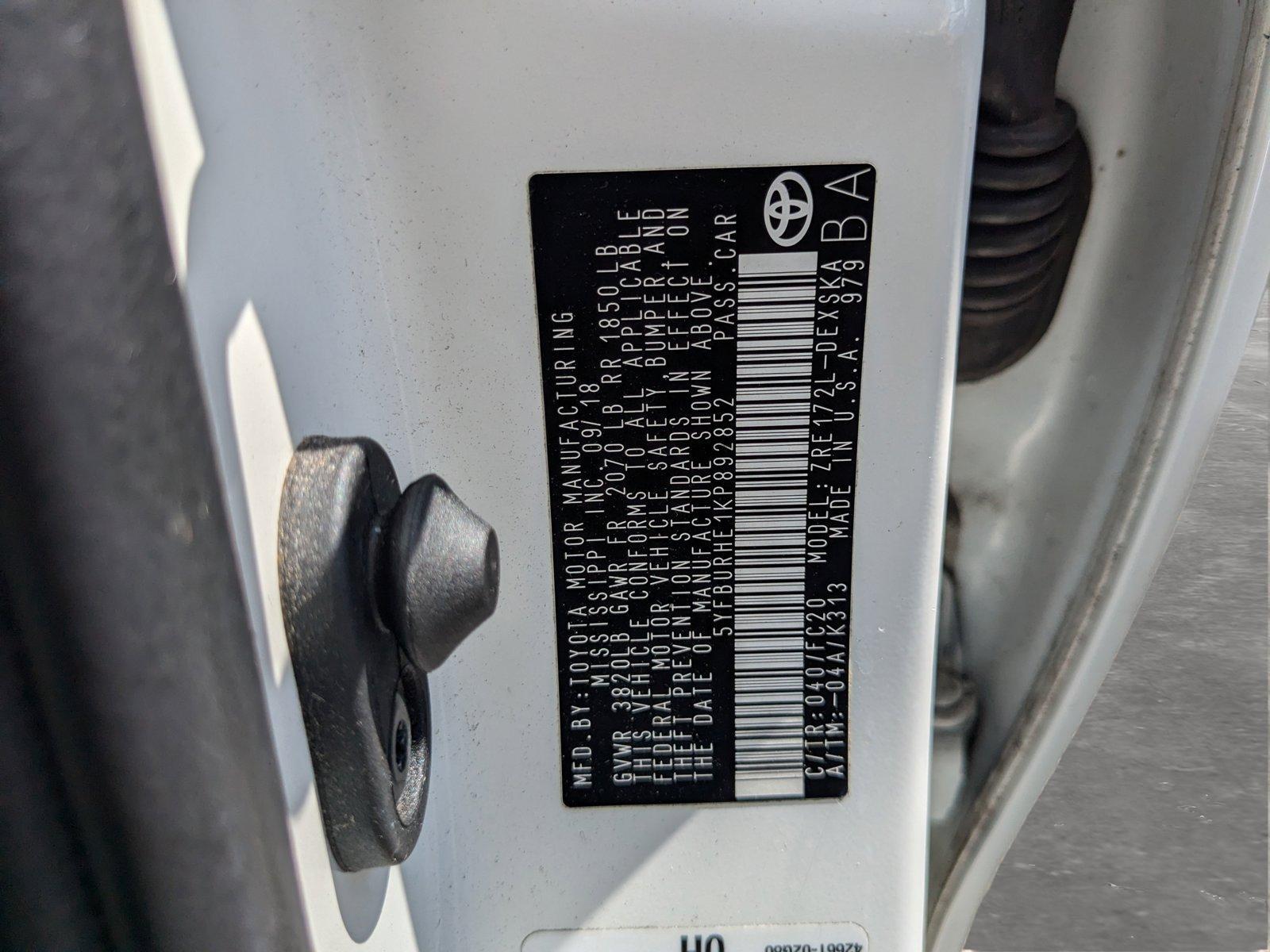 2019 Toyota Corolla Vehicle Photo in MIAMI, FL 33134-2699