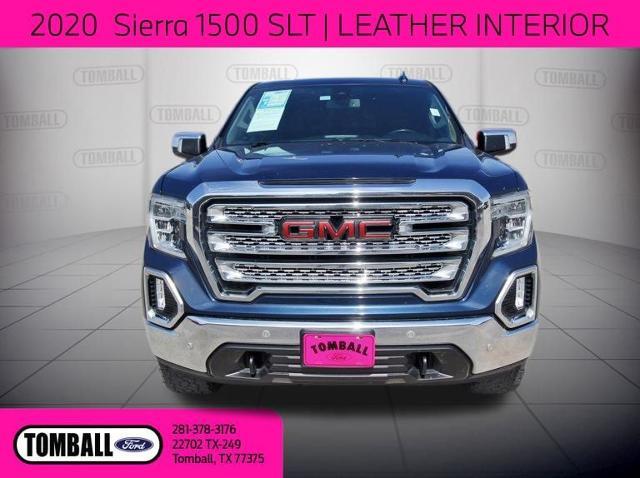 Used 2020 GMC Sierra 1500 SLT with VIN 1GTP8DED5LZ360004 for sale in Tomball, TX