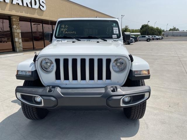 Used 2020 Jeep Wrangler Unlimited Sahara with VIN 1C4HJXEN5LW220720 for sale in Muskogee, OK