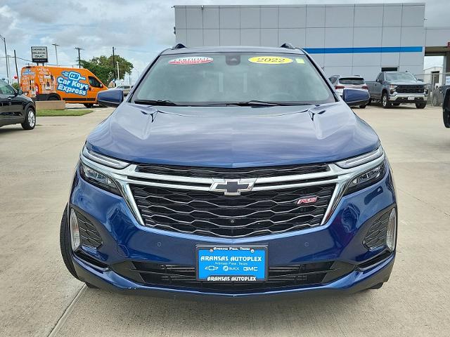 Used 2022 Chevrolet Equinox RS with VIN 3GNAXMEV3NS184708 for sale in Aransas Pass, TX