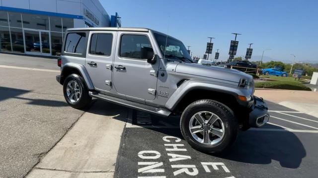 Used 2020 Jeep Wrangler Unlimited Sahara with VIN 1C4HJXENXLW213682 for sale in Industry, CA