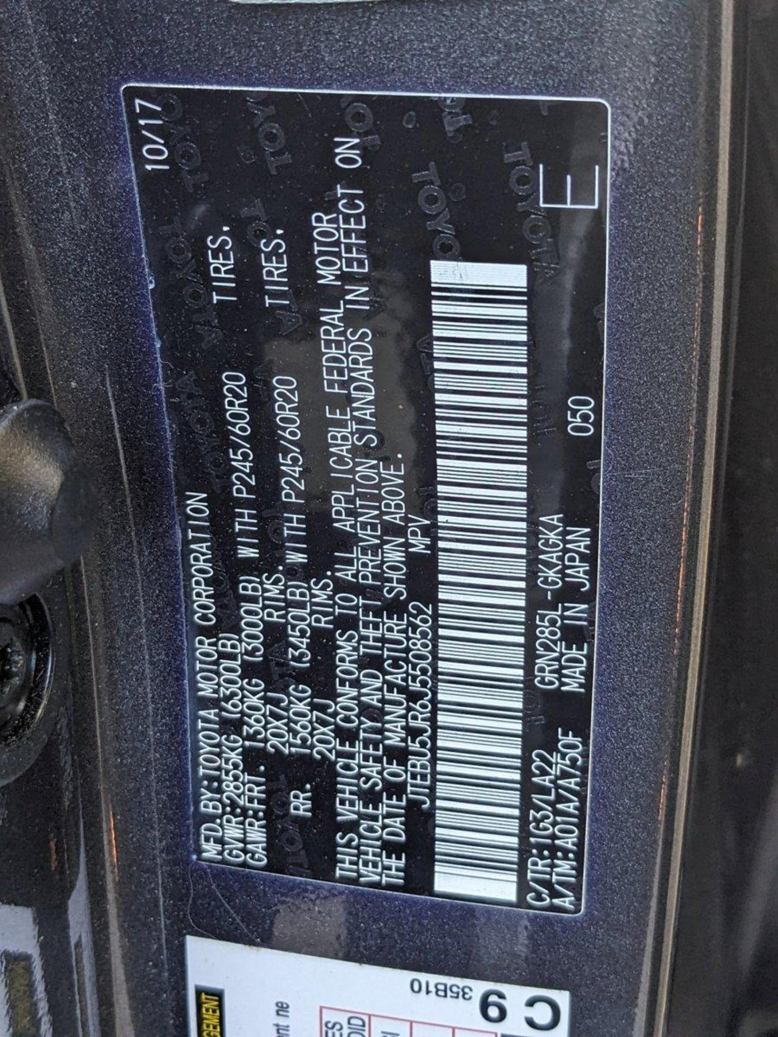 2018 Toyota 4Runner Vehicle Photo in Tampa, FL 33614