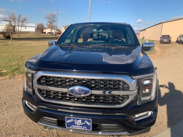 Used 2021 Ford F-150 Platinum with VIN 1FTFW1E85MFA27372 for sale in Lidgerwood, ND