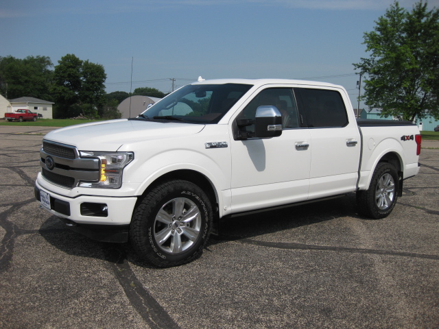 Used 2020 Ford F-150 Platinum with VIN 1FTEW1E41LFC06094 for sale in Walhalla, ND