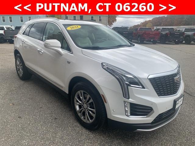 Used 2021 Cadillac XT5 Premium Luxury with VIN 1GYKNDRS1MZ198671 for sale in Putnam, CT