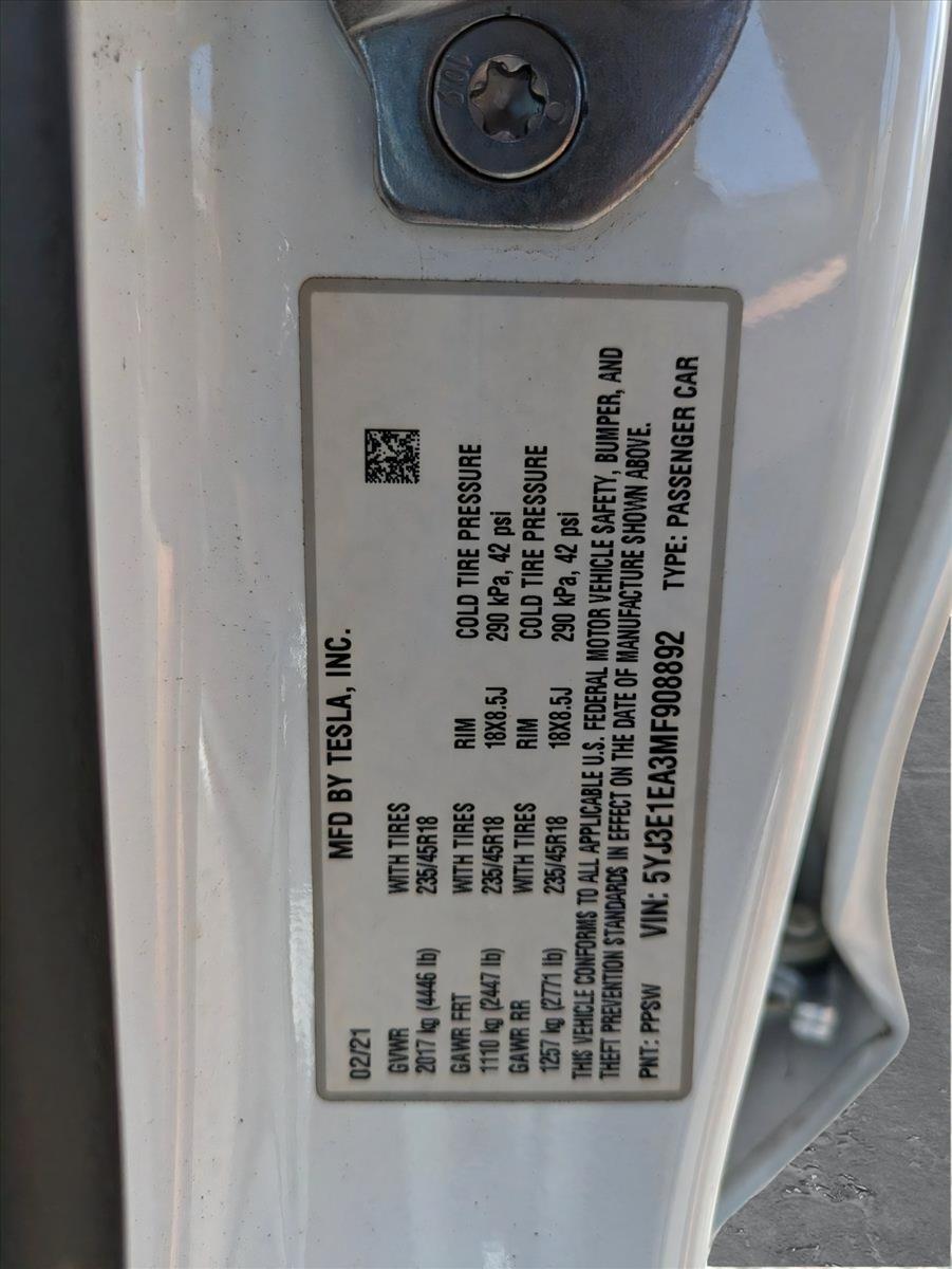 2021 Tesla Model 3 Vehicle Photo in Sanford, FL 32771