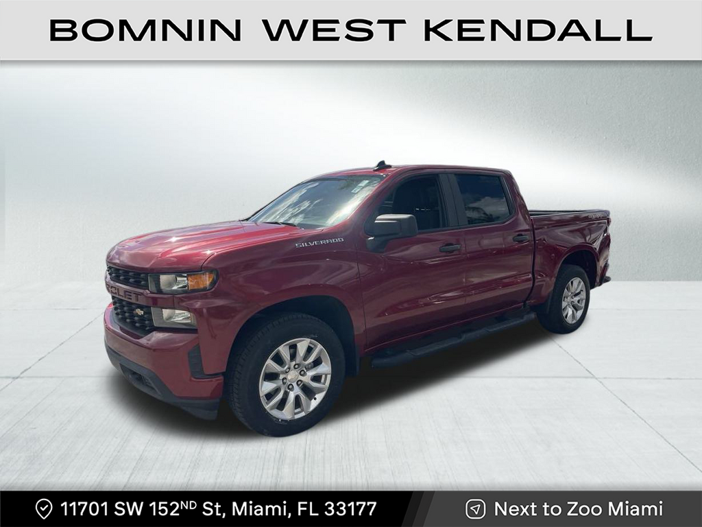 Used 2020 Chevrolet Silverado 1500 Custom with VIN 1GCPYBEH2LZ297628 for sale in Miami, FL