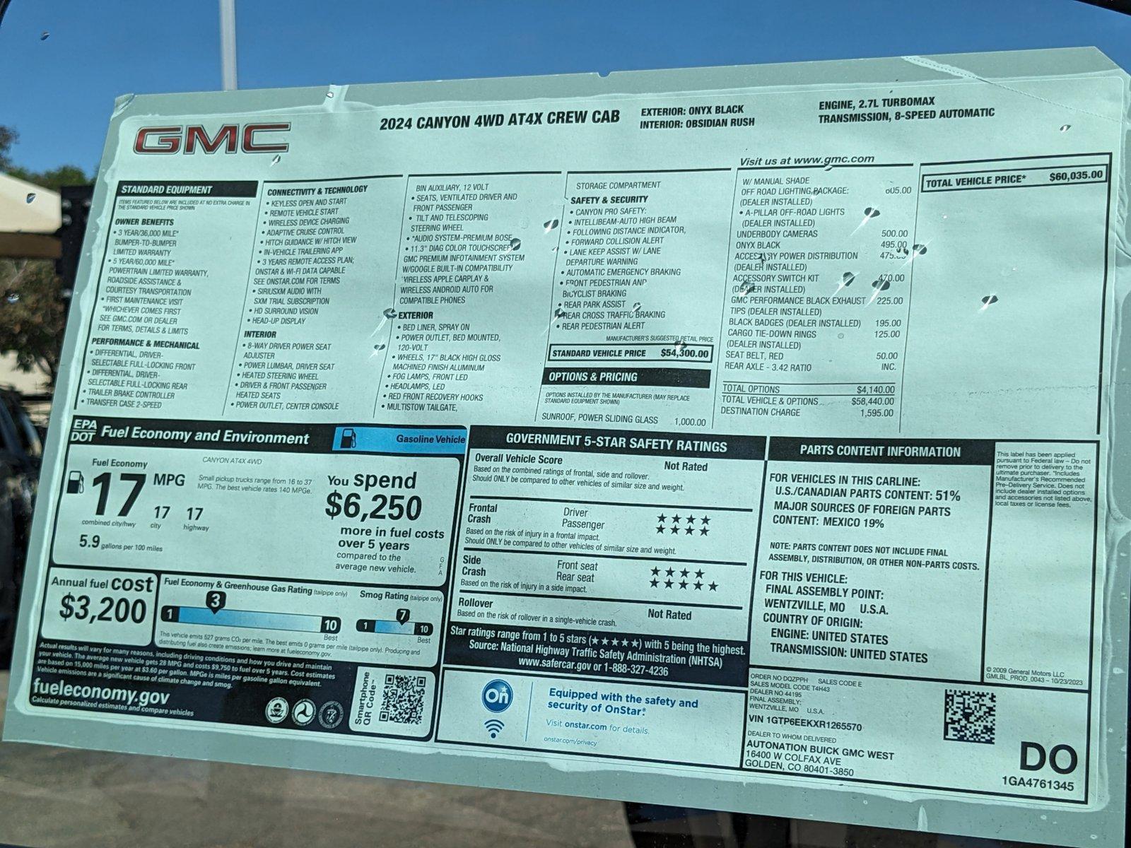 2024 GMC Canyon Vehicle Photo in GOLDEN, CO 80401-3850