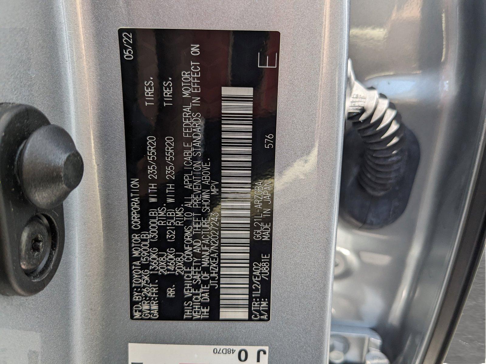 2022 Lexus RX 350L Vehicle Photo in Tampa, FL 33614