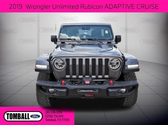 Used 2019 Jeep Wrangler Unlimited Rubicon with VIN 1C4HJXFN7KW546743 for sale in Tomball, TX