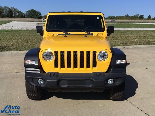 Used 2021 Jeep Wrangler Unlimited Sport S with VIN 1C4HJXDGXMW527014 for sale in Dry Ridge, KY