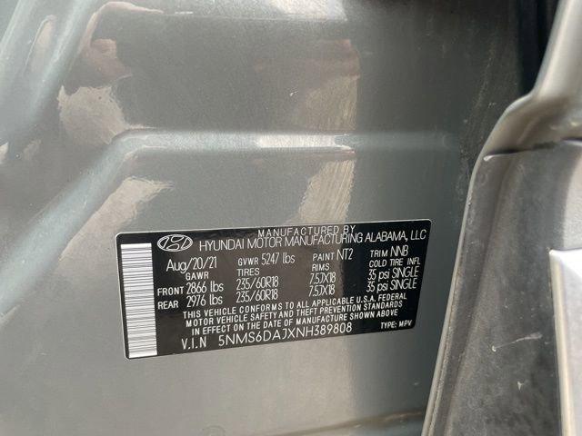 2022 Hyundai SANT Vehicle Photo in MEDINA, OH 44256-9631