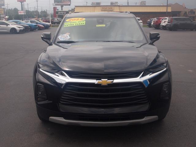 Used 2022 Chevrolet Blazer 2LT with VIN 3GNKBHR46NS213694 for sale in Madison, IN