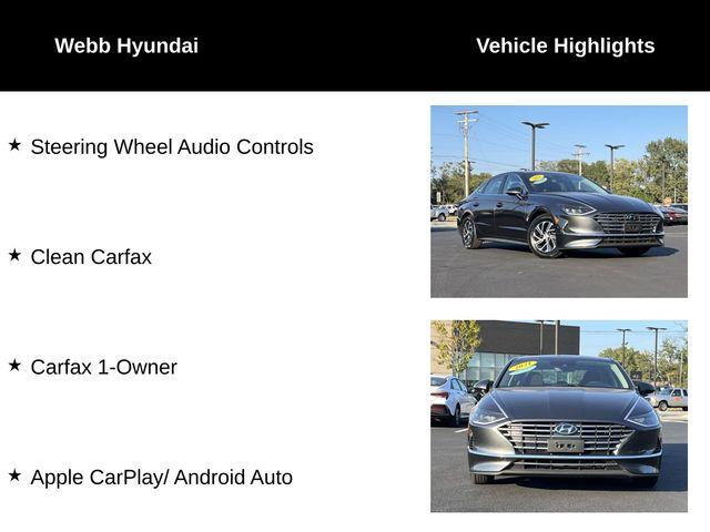 2021 Hyundai SONATA Hybrid Vehicle Photo in Highland, IN 46322-2506