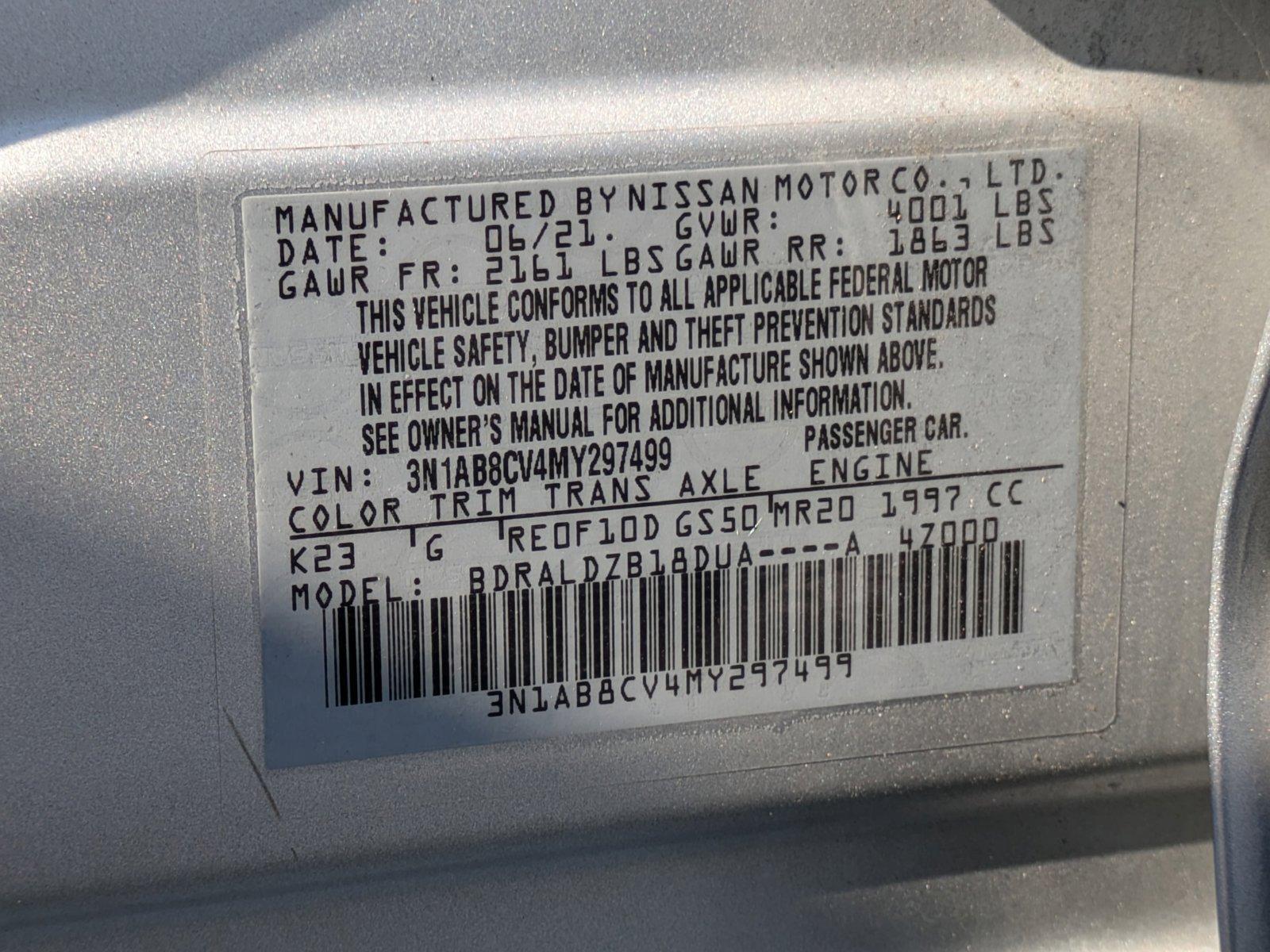 2021 Nissan Sentra Vehicle Photo in Clearwater, FL 33761