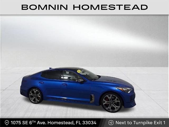 Used 2018 Blue Kia Stinger GT2 For Sale in MIAMI &amp; Pinecrest 