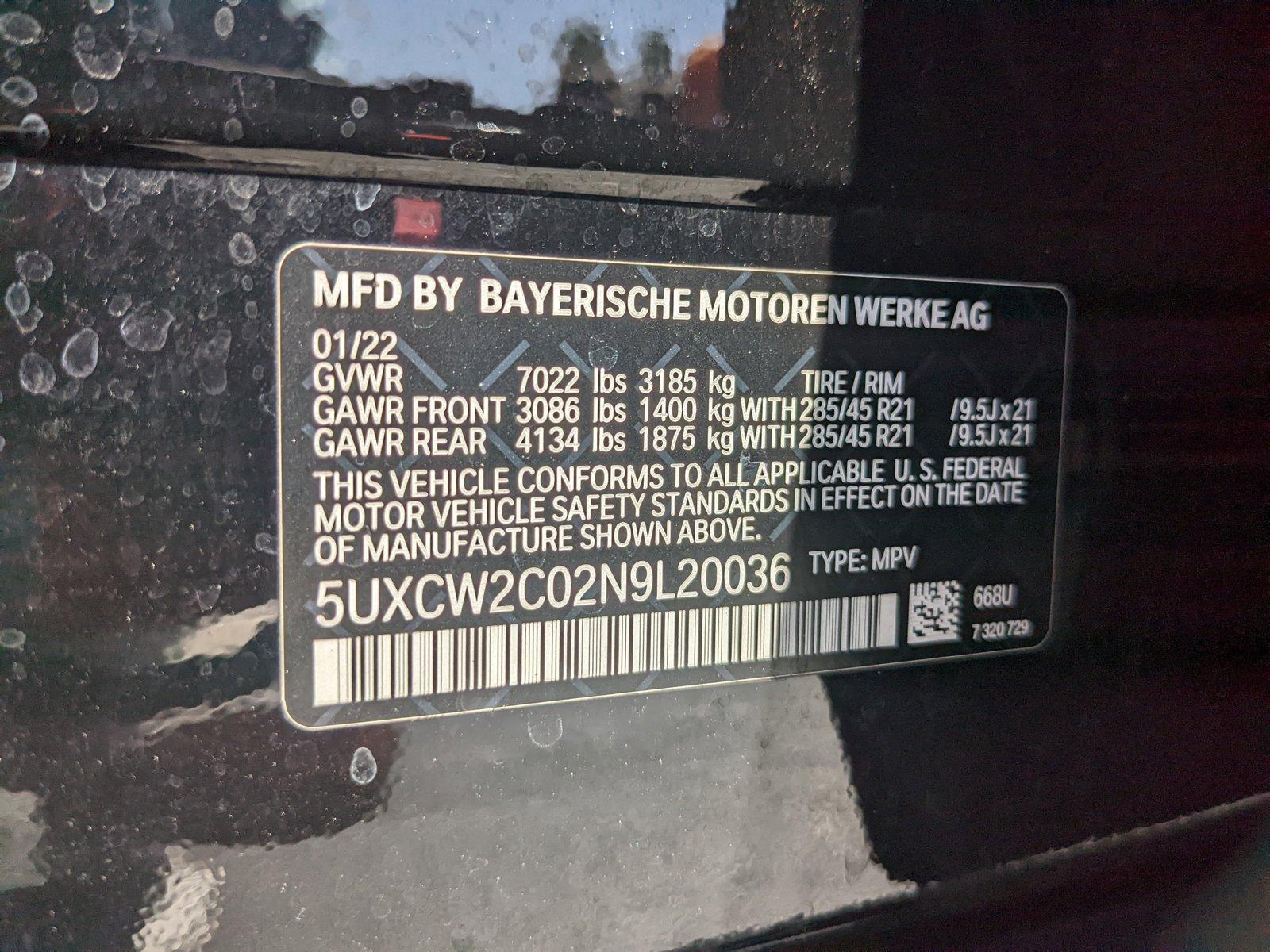 2022 BMW X7 xDrive40i Vehicle Photo in Maitland, FL 32751
