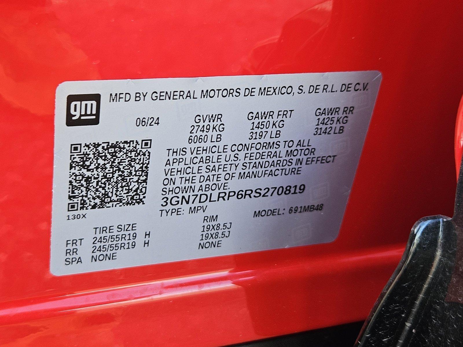 2024 Chevrolet Equinox EV Vehicle Photo in ORLANDO, FL 32808-7998