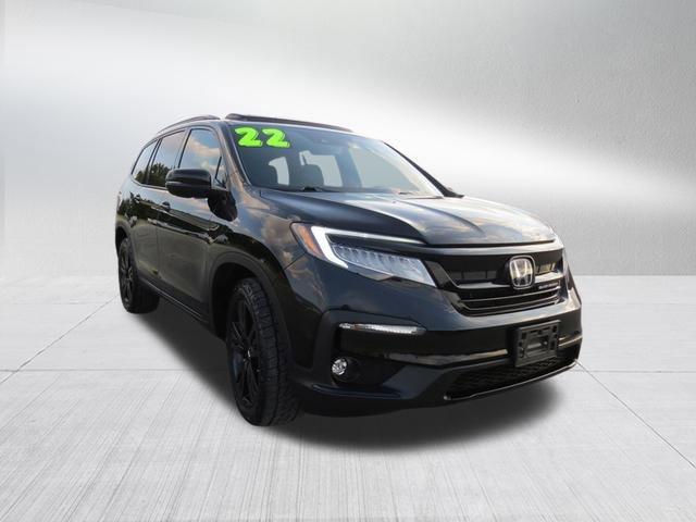 Used 2022 Honda Pilot Black Edition with VIN 5FNYF6H70NB029268 for sale in Smithfield, NC