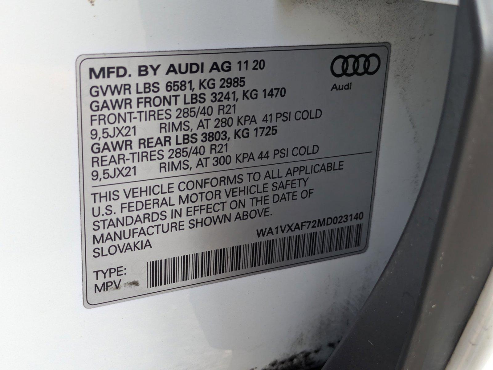 2021 Audi Q7 Vehicle Photo in Sarasota, FL 34231