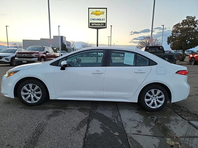 Used 2021 Toyota Corolla LE with VIN 5YFEPMAE7MP256232 for sale in Pueblo, CO