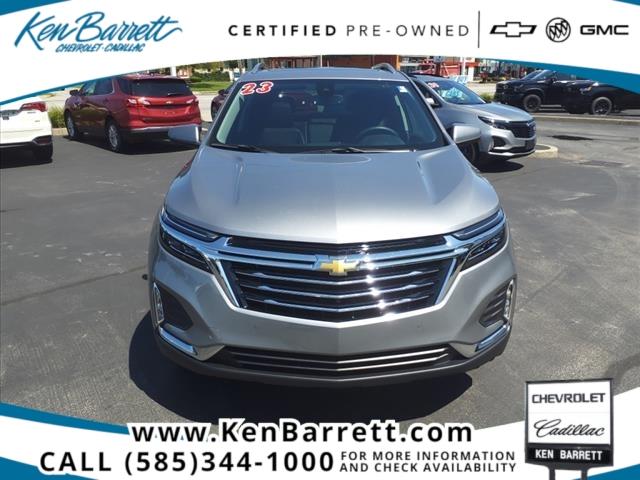 Certified 2023 Chevrolet Equinox Premier with VIN 3GNAXXEG2PL116383 for sale in Batavia, NY