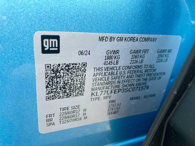 2025 Chevrolet Trax Vehicle Photo in THOMPSONTOWN, PA 17094-9014