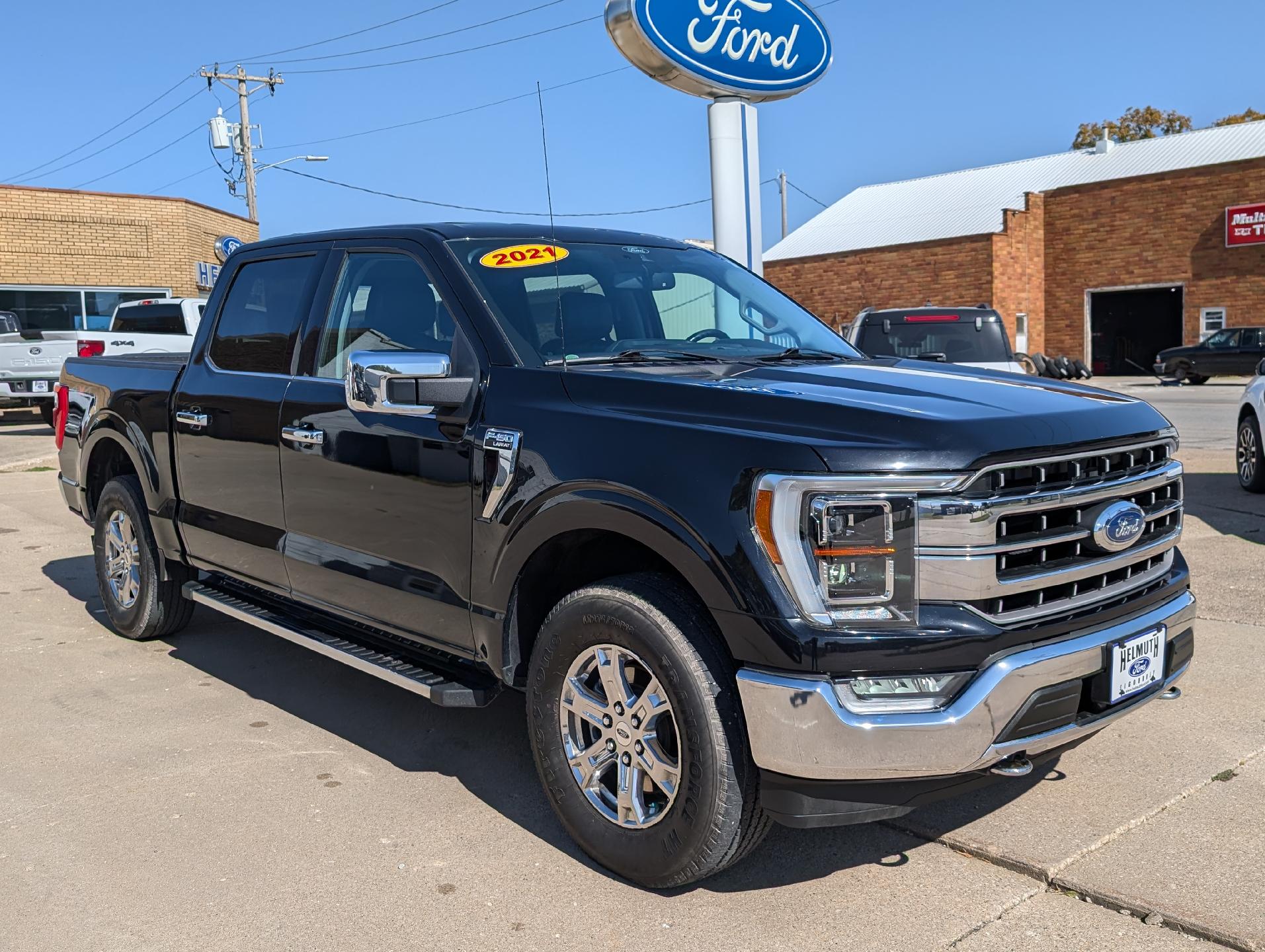 Used 2021 Ford F-150 Lariat with VIN 1FTEW1EP2MFB19025 for sale in Sigourney, IA