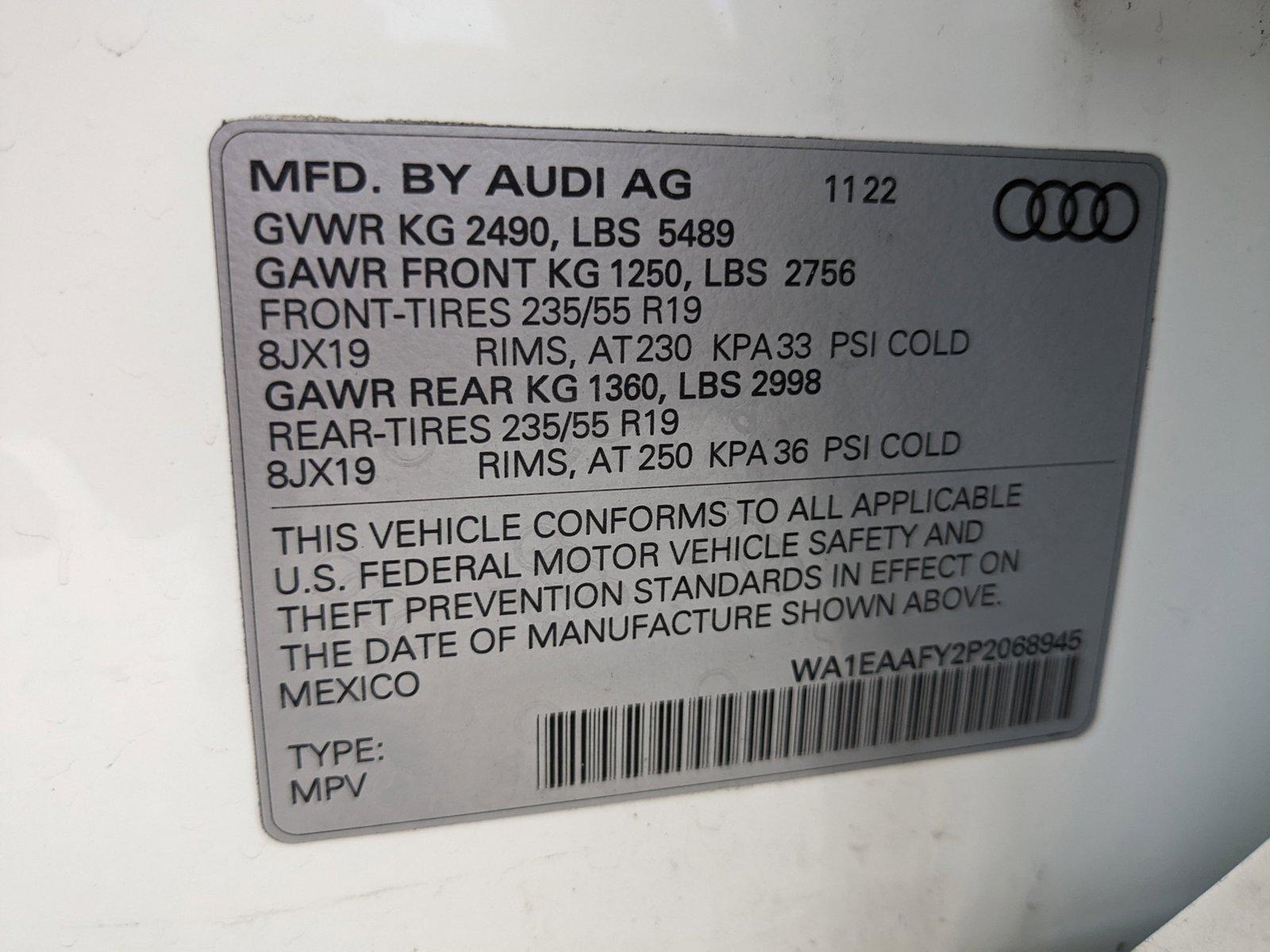 2023 Audi Q5 Vehicle Photo in Davie, FL 33331