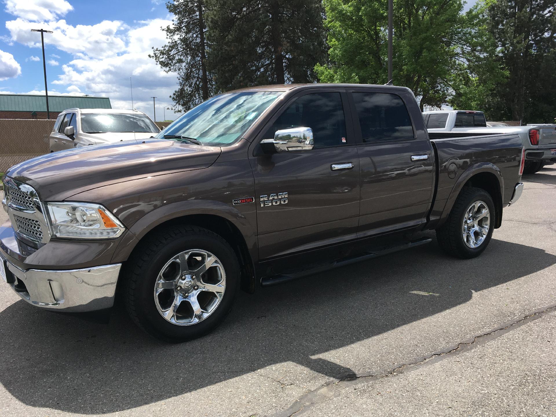 Used 2018 RAM Ram 1500 Pickup Laramie with VIN 1C6RR7NM3JS253148 for sale in Coeur D'alene, ID