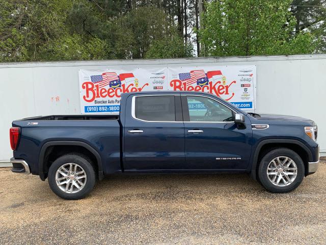 Used 2021 GMC Sierra 1500 SLT with VIN 3GTU9DEL2MG468170 for sale in Red Springs, NC