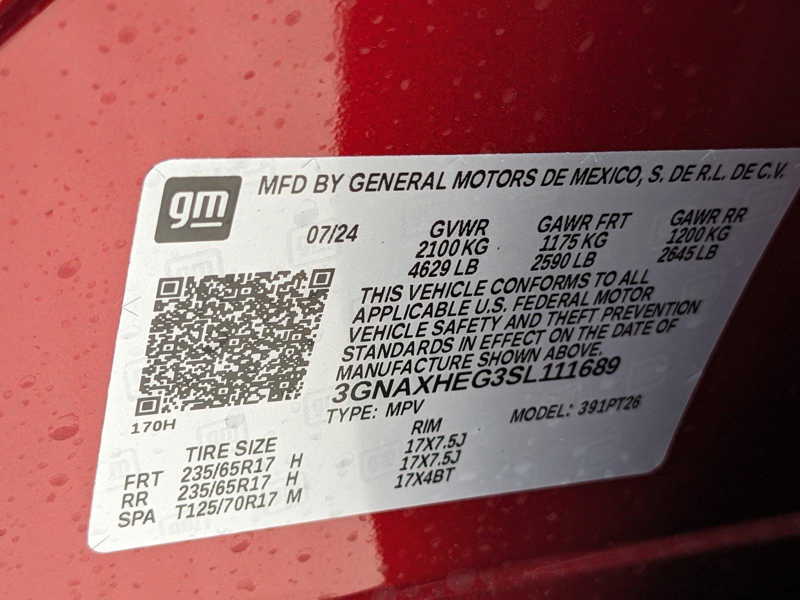 2025 Chevrolet Equinox Vehicle Photo in MIAMI, FL 33172-3015