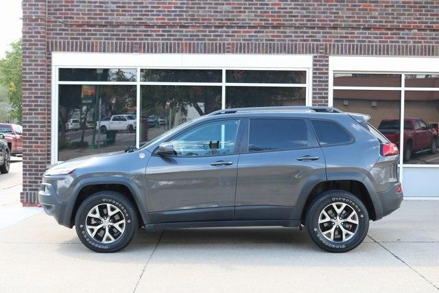 Used 2016 Jeep Cherokee Trailhawk with VIN 1C4PJMBS6GW236998 for sale in Ashland, NE