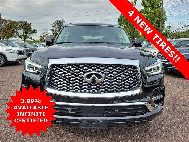 Certified 2023 INFINITI QX80 Luxe with VIN JN8AZ2AE8P9301125 for sale in Willow Grove, PA