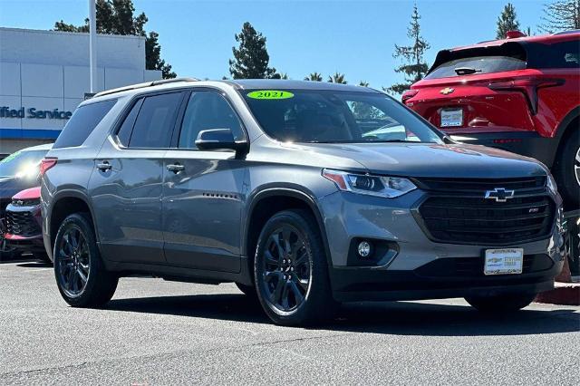 Used 2021 Chevrolet Traverse RS with VIN 1GNERJKW0MJ217882 for sale in San Jose, CA