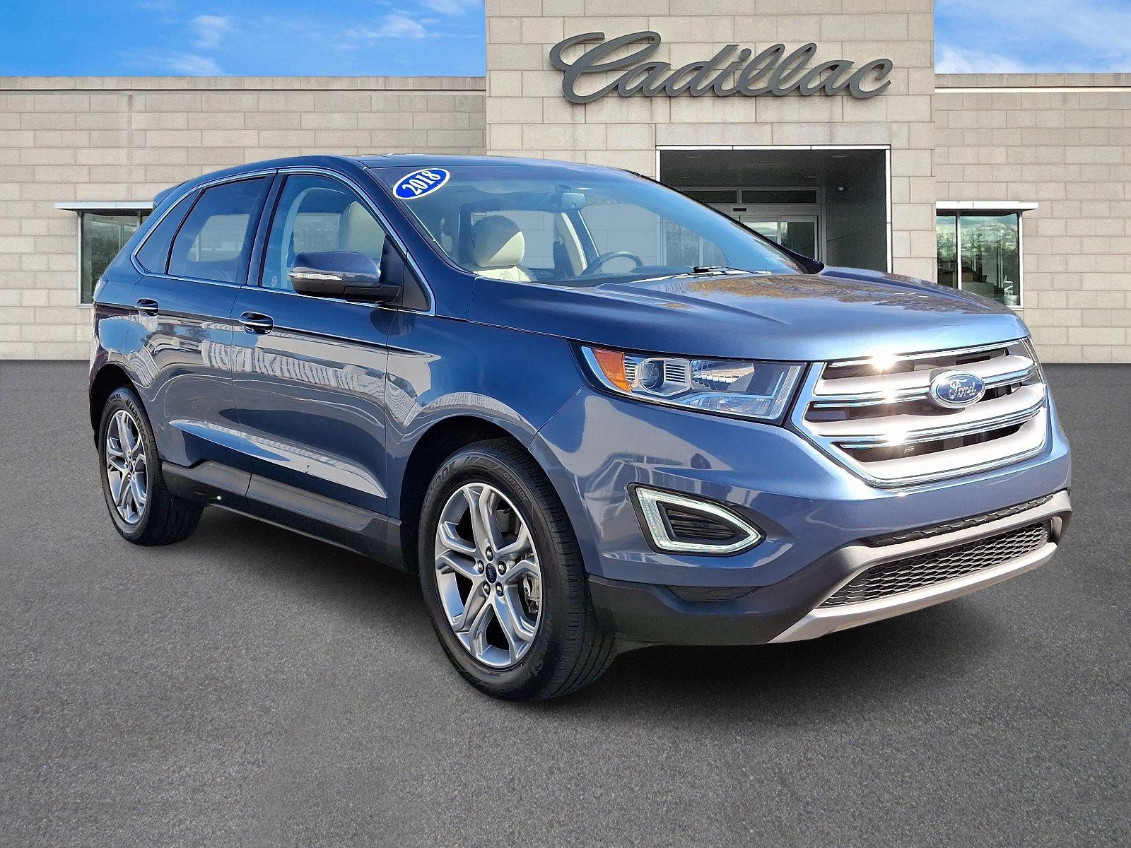 Used 2018 Ford Edge Titanium with VIN 2FMPK3K81JBB36663 for sale in Plymouth Meeting, PA