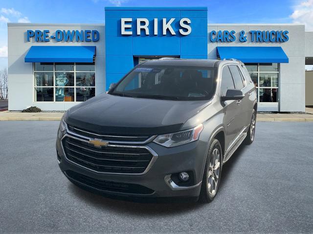 Certified 2021 Chevrolet Traverse Premier with VIN 1GNEVKKW8MJ225908 for sale in Kokomo, IN