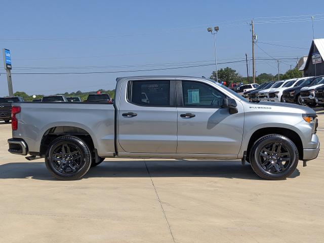 Certified 2024 Chevrolet Silverado 1500 Custom with VIN 1GCPABEKXRZ135089 for sale in Floresville, TX