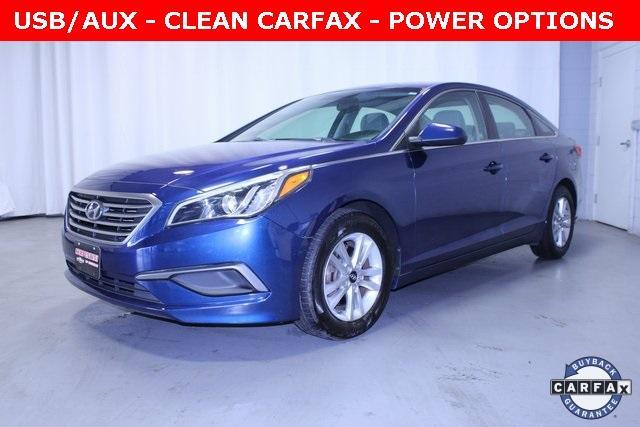 Used 2016 Hyundai Sonata SE with VIN 5NPE24AF9GH302393 for sale in Orrville, OH