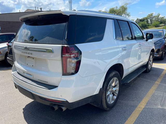 Used 2021 Chevrolet Tahoe Premier with VIN 1GNSKSKD8MR313966 for sale in Fremont, MI